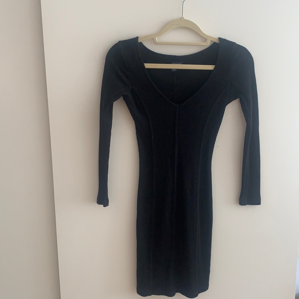 American Eagle Tight Long Sleeve Mini Dress